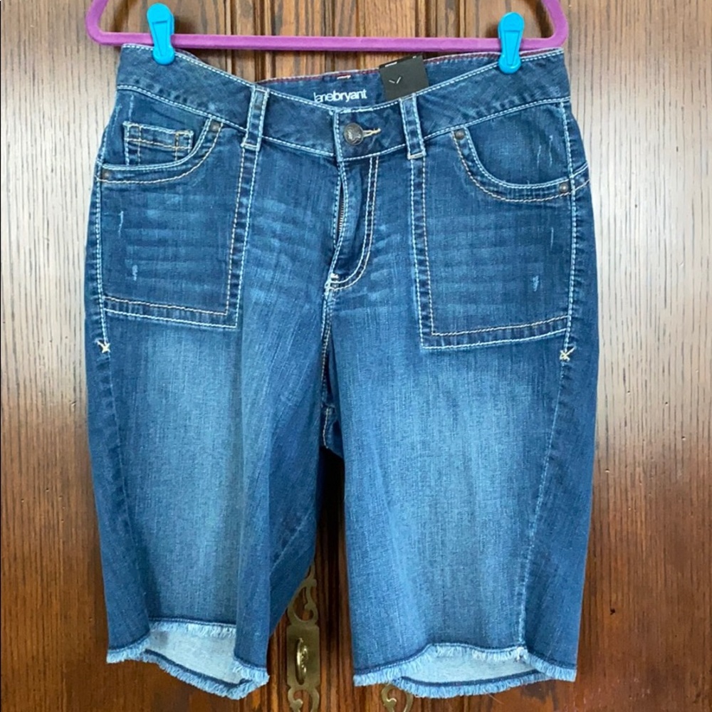 Lane Bryant Denim Bermuda Shorts